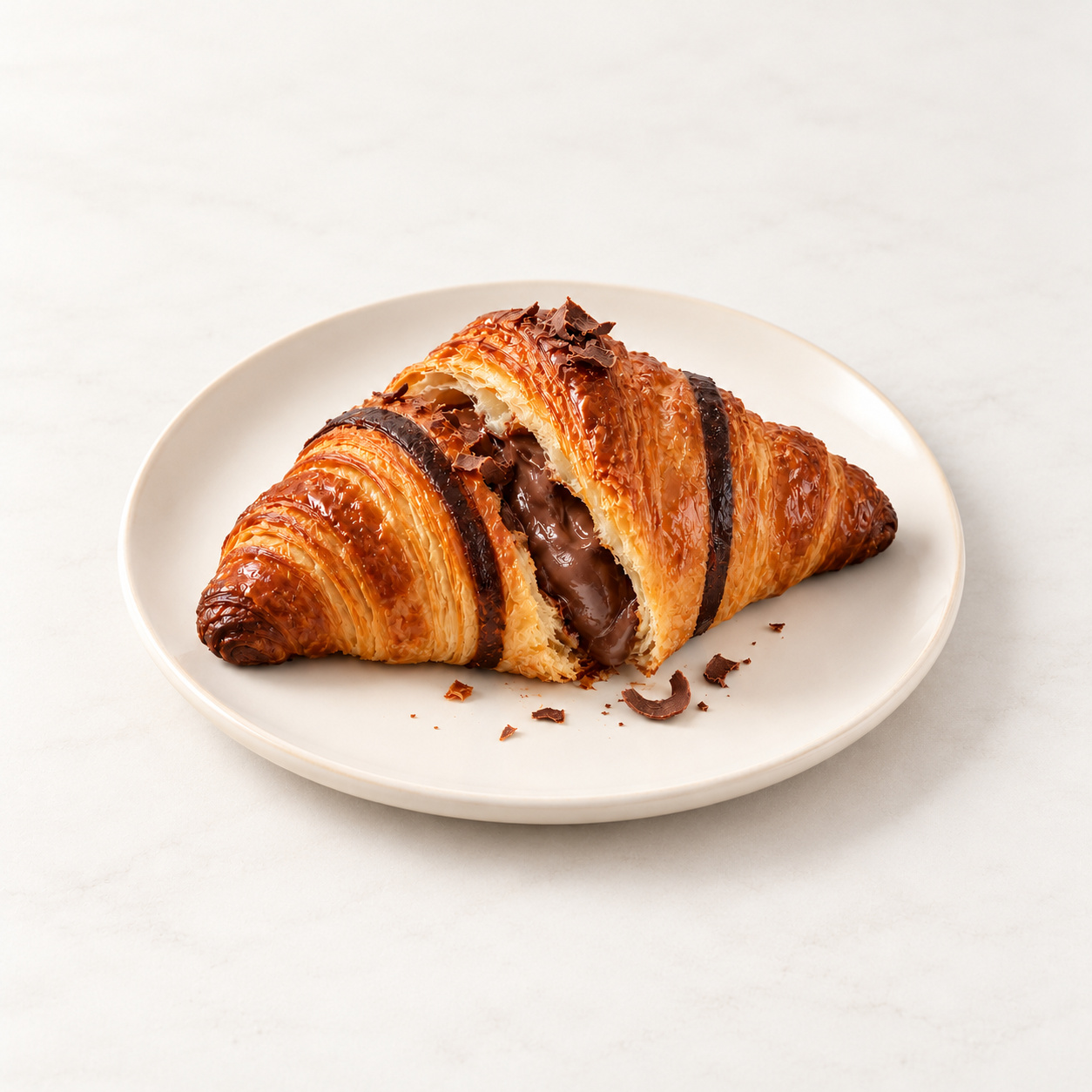 Cocoa Ribbon Croissant