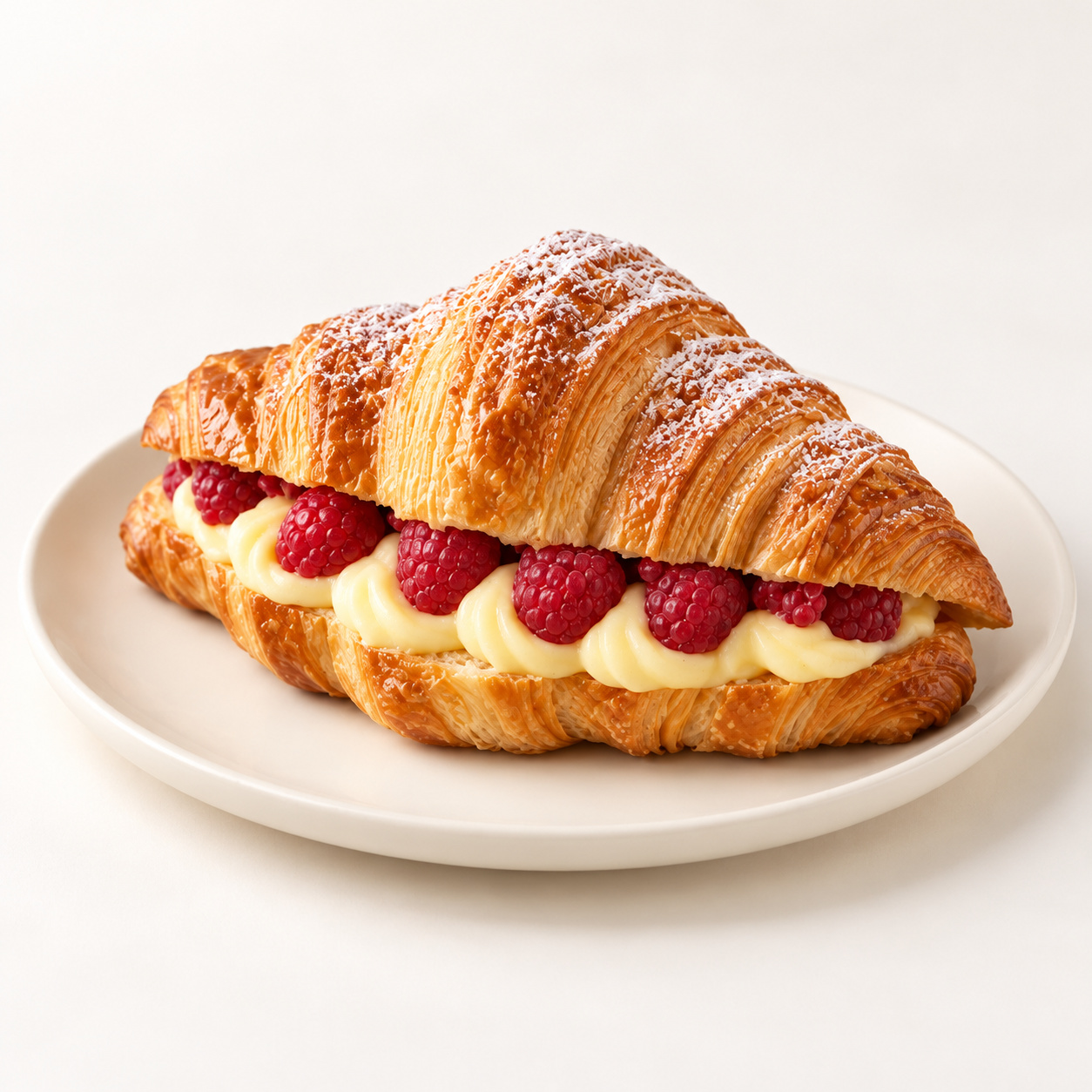 Raspberry Velvet Croissant